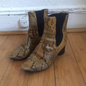 Isabel Marant Python Ankle Boots